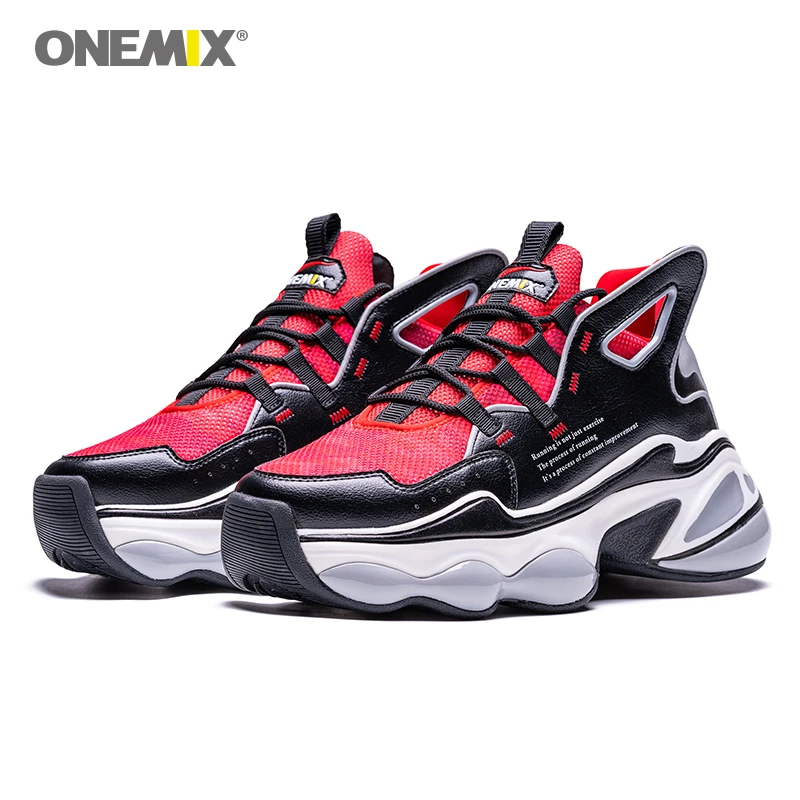 ONEMIX Men Running Shoes Platform Outdoor Leather Lace up Sneakers Women's Comfortable Casual Reflective Increase Sports Shoes
ONEMIX Men Running Shoes Platform Outdoor Leather Lace up Sneakers Women's Comfortable Casual Reflective Increase Sports Shoes
