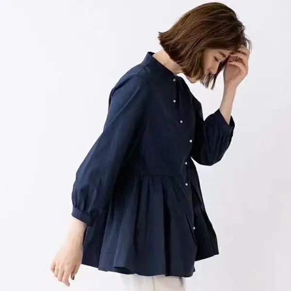 SuperAen 2021 Autumn Solid Loose Casual All Match Tops Three Quarter Office Lady Women Shirts
SuperAen 2021 Autumn Solid Loose Casual All Match Tops Three Quarter Office Lady Women Shirts
