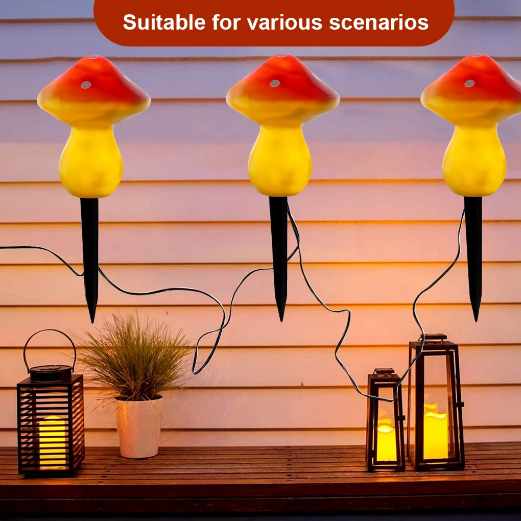 Light String Mushroom Shape Solar Power Garden Light LED IP44 Waterproof Decoration Yard Art Lamp
Light String Mushroom Shape Solar Power Garden Light LED IP44 Waterproof Decoration Yard Art Lamp