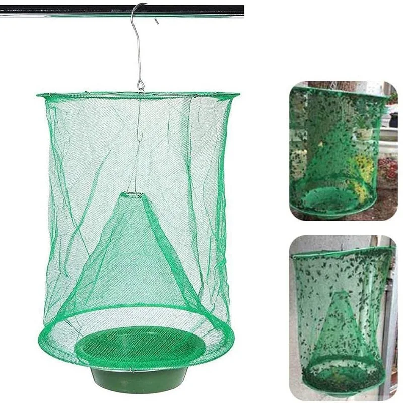 Fly Catcher Killer Pest Control Reusable Hanging Fly Trap Flytrap Cage Net Traps Garden Hanging Flycatcher for Dropshipping
Fly Catcher Killer Pest Control Reusable Hanging Fly Trap Flytrap Cage Net Traps Garden Hanging Flycatcher for Dropshipping