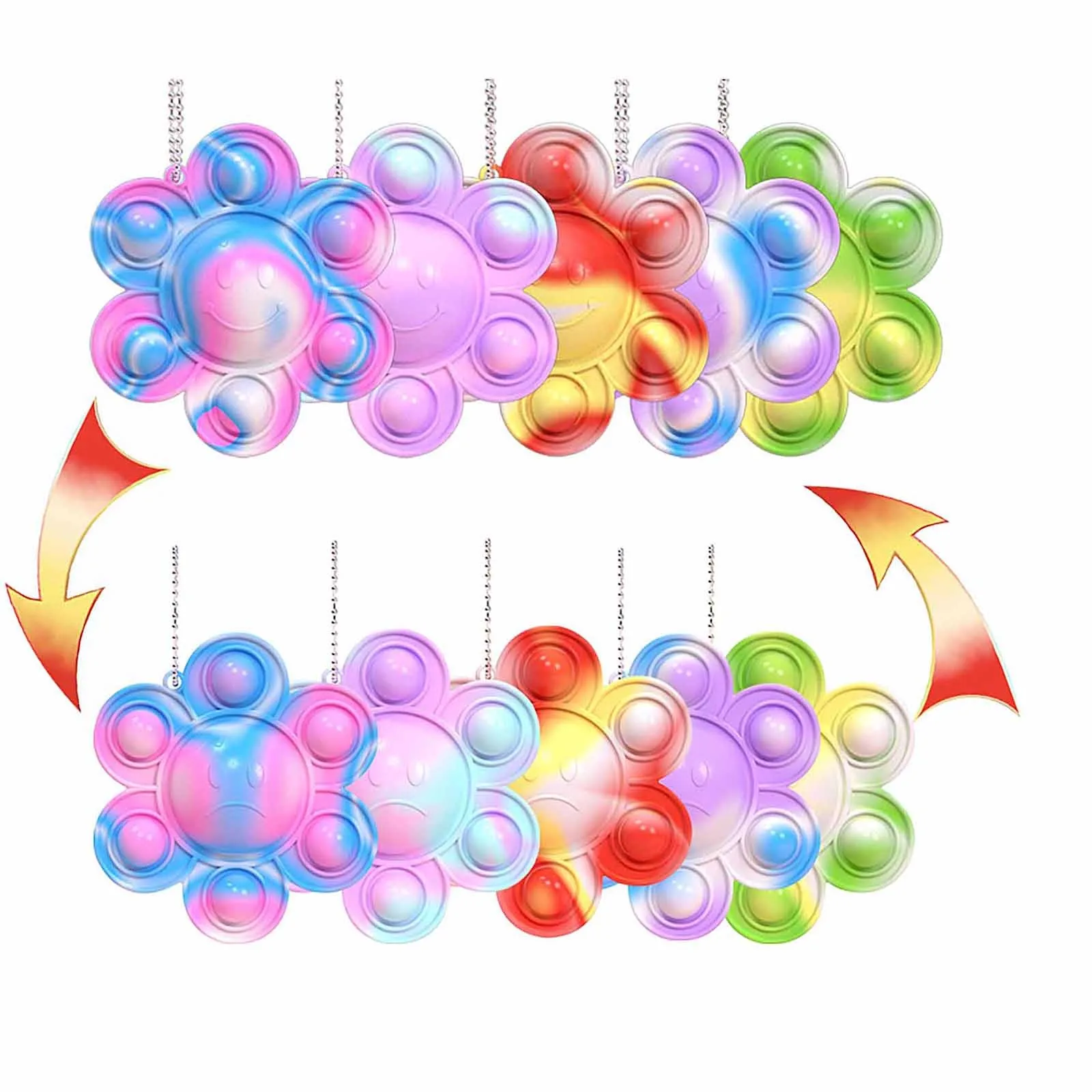 Sun Flower Shifter Fidget Toys Double-sided Flipping Face Changing Finger Sensory Toys Simple Dimple Push Bubble Antistress Toys
Sun Flower Shifter Fidget Toys Double-sided Flipping Face Changing Finger Sensory Toys Simple Dimple Push Bubble Antistress Toys