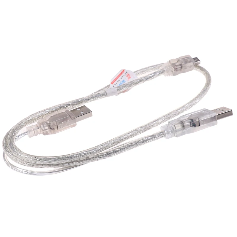 1 шт. двойной USB 2 0 A штекер к Мини B 5-контактный Штекерный Дата-кабель для жесткого