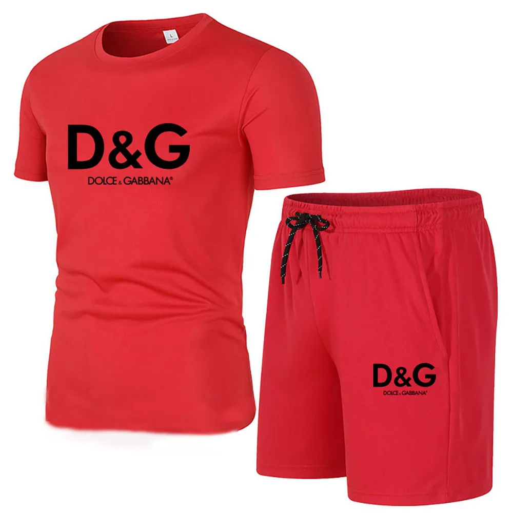 Fashion Brand Short Sleeved Men Suit New Casual O Neck Printing Cotton Top + Comfortable Breathable Quick-drying Sports Shorts
Fashion Brand Short Sleeved Men Suit New Casual O Neck Printing Cotton Top + Comfortable Breathable Quick-drying Sports Shorts