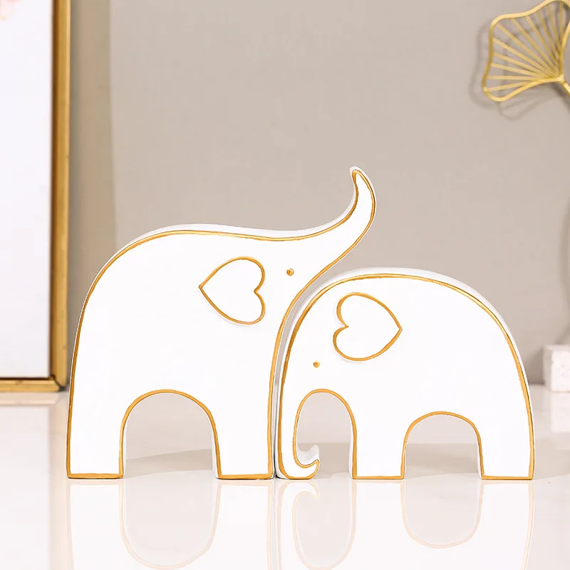 Elephant Statue Resin Animal Figurine Ornaments Sculpture Living Room Entrance TV Wine Cabinet Office Nordic Home Decoration
Elephant Statue Resin Animal Figurine Ornaments Sculpture Living Room Entrance TV Wine Cabinet Office Nordic Home Decoration