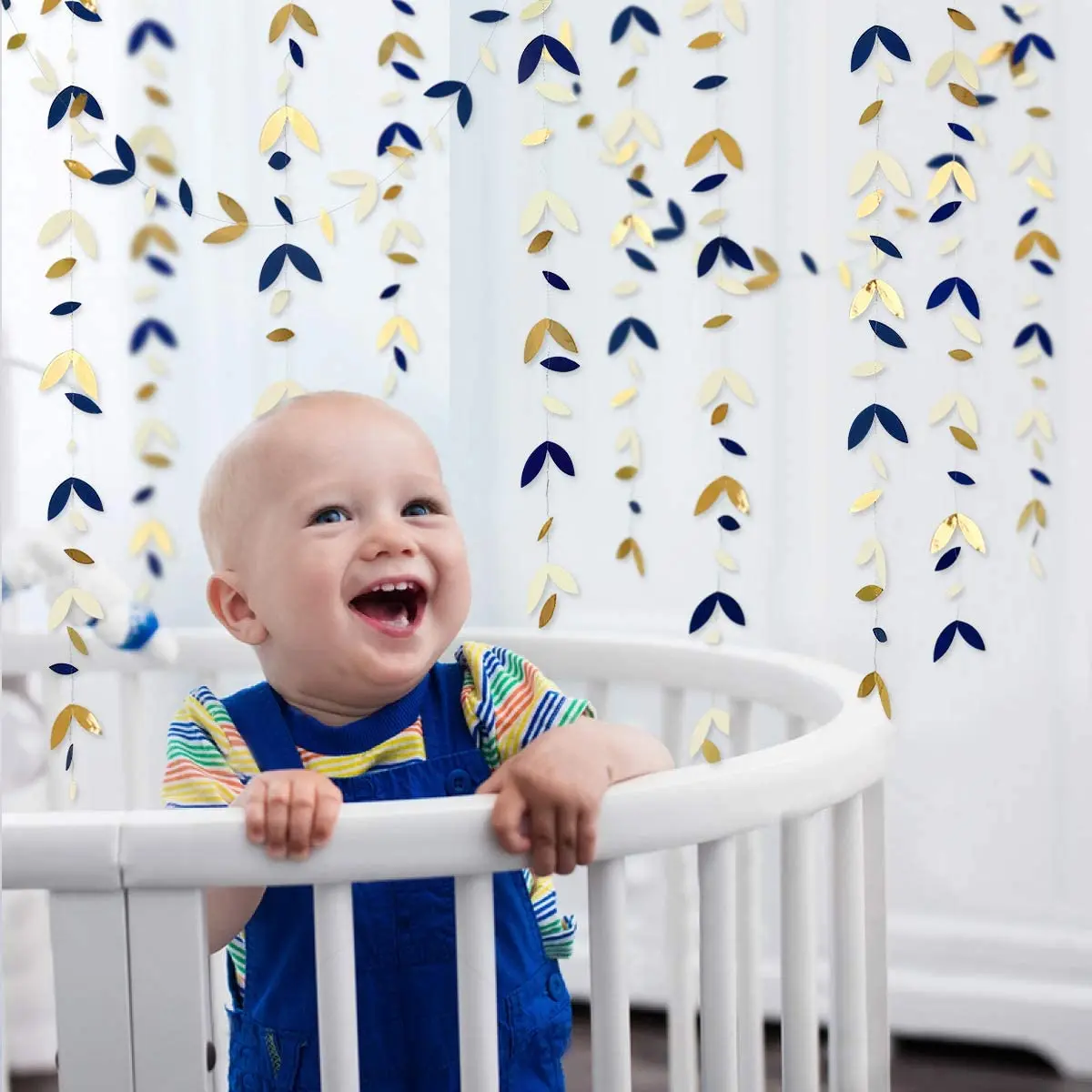 13Ft Navy Blue Beige Gold Baby Boy Birthday Fall Party Decorations Paper Leaf Garland Hanging Leaves Streamers for Wedding Party
13Ft Navy Blue Beige Gold Baby Boy Birthday Fall Party Decorations Paper Leaf Garland Hanging Leaves Streamers for Wedding Party