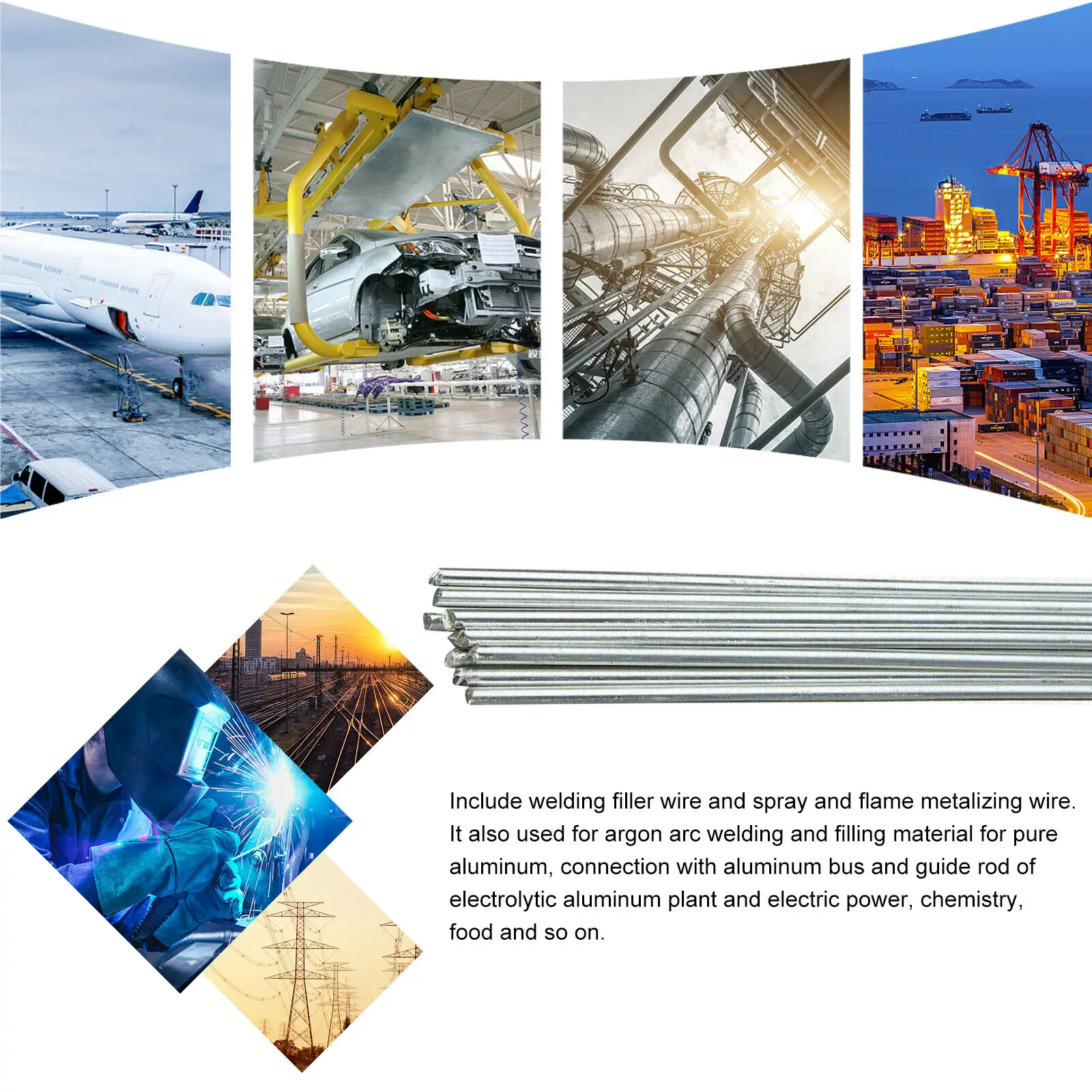 30pcs 1.6mm/2.0mm * 330m Aluminum Welding Rods Fusible Electrode Low Temperature Weld Bars Cored Wire Brazing Easy Melt
30pcs 1.6mm/2.0mm * 330m Aluminum Welding Rods Fusible Electrode Low Temperature Weld Bars Cored Wire Brazing Easy Melt