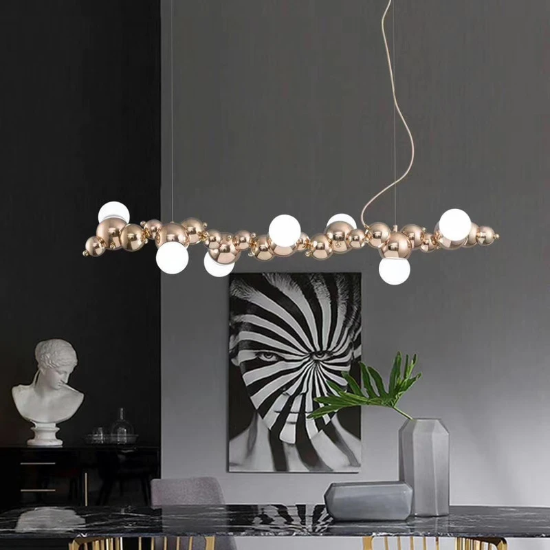 Creative Long Bar Chandelier Caterpillar Shaped Pendants Lamp Dining Room Kitchen Ceiling Hanging Lights Post Modern Lighting
Creative Long Bar Chandelier Caterpillar Shaped Pendants Lamp Dining Room Kitchen Ceiling Hanging Lights Post Modern Lighting