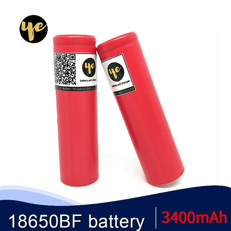 Oye новый оригинальный 3 7 V для Sanyo 18650 3400mAh NCR18650BF аккумулятор аккумуляторная