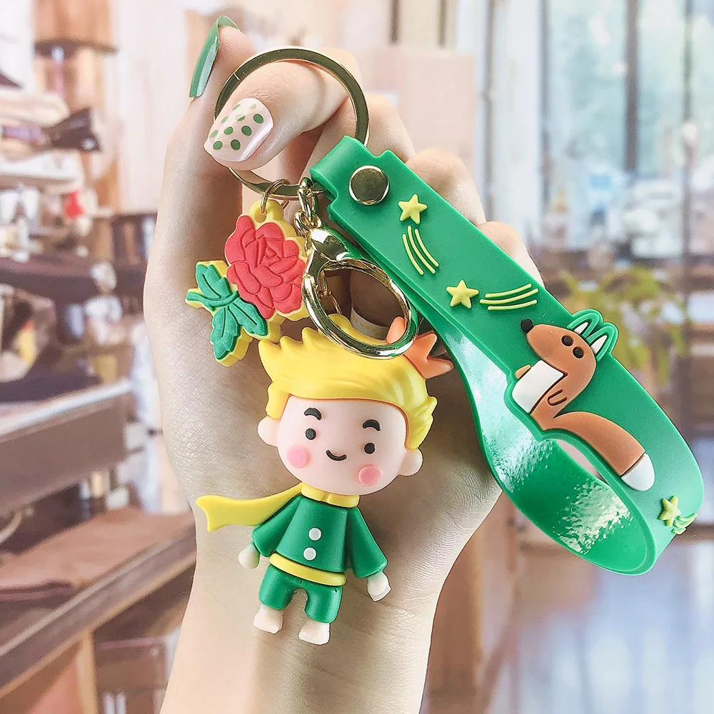 Classic Fairy Tale Little Prince Cartoon Keychain Cute Men And Women Bag Key Ring Pendant Car Key Chains Creative Gift
Classic Fairy Tale Little Prince Cartoon Keychain Cute Men And Women Bag Key Ring Pendant Car Key Chains Creative Gift