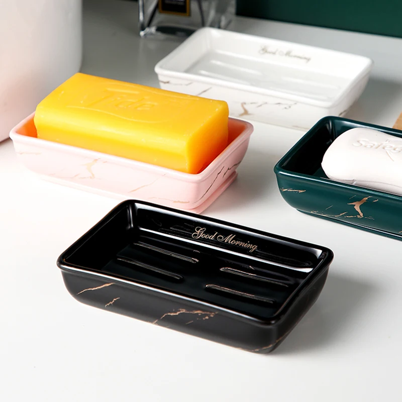 Luxury Bathtub Soap Dish Ceramic For Shower Soap Dish Marble Box Soap Holder Portable Saboneteira Banheiro Bathroom Accessories
Luxury Bathtub Soap Dish Ceramic For Shower Soap Dish Marble Box Soap Holder Portable Saboneteira Banheiro Bathroom Accessories
