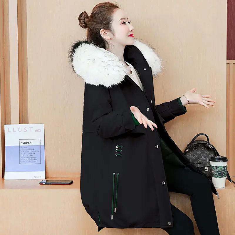 Fashion Cotton Jacket Women's Mid-Length Winter 2021 Korean Version Loose Warm Thick Coat Parka Mujer Chaqueta Big Size M1863
Fashion Cotton Jacket Women's Mid-Length Winter 2021 Korean Version Loose Warm Thick Coat Parka Mujer Chaqueta Big Size M1863