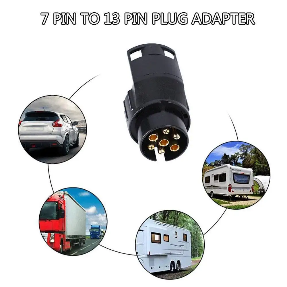 EU 7 To 13 Pins Trailer Car Truck Caravan Plug Adapter Wiring Towing Electric Towbar Socket Connector 12V F2Z2
EU 7 To 13 Pins Trailer Car Truck Caravan Plug Adapter Wiring Towing Electric Towbar Socket Connector 12V F2Z2