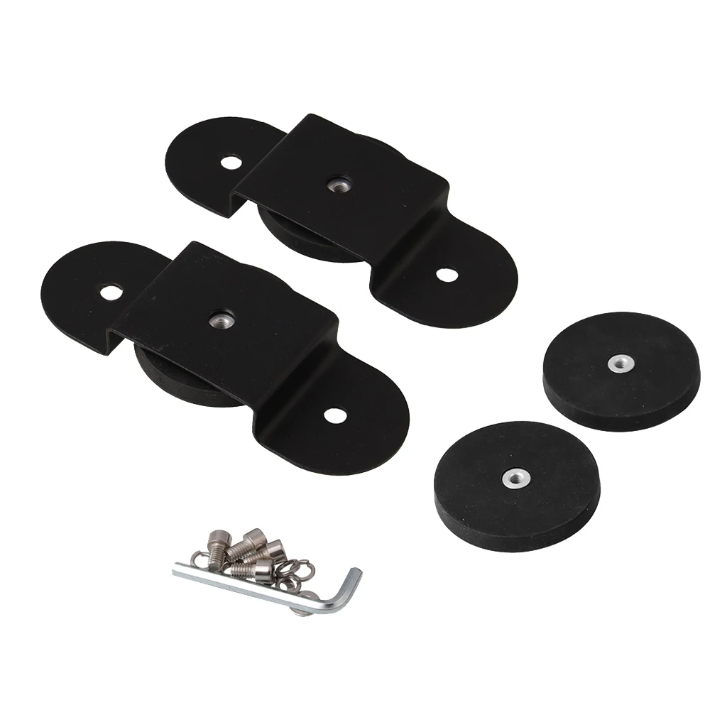 2pcs Magnetic Base LED Light Bar Mounting Brackets, Powerful Mount Bracket Sucker Holder Roof Holder for LED Light, Black
2pcs Magnetic Base LED Light Bar Mounting Brackets, Powerful Mount Bracket Sucker Holder Roof Holder for LED Light, Black
