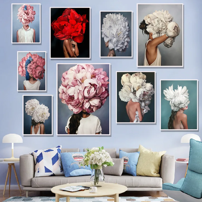 Fashionable Flowers Feathers Women's Abstract Canvas Paintings For Living Room Decoration Wall Art Home Decor
Fashionable Flowers Feathers Women's Abstract Canvas Paintings For Living Room Decoration Wall Art Home Decor