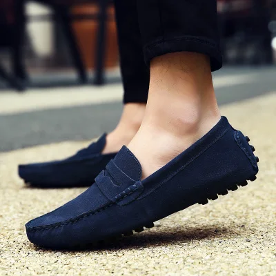 Genuine Leather Men Shoes Suede Leather Men Loafers Soft Plus Size Autumn Mens Shoes Casual Shoes 10 Colors Size 38-45 Moccasins
Genuine Leather Men Shoes Suede Leather Men Loafers Soft Plus Size Autumn Mens Shoes Casual Shoes 10 Colors Size 38-45 Moccasins