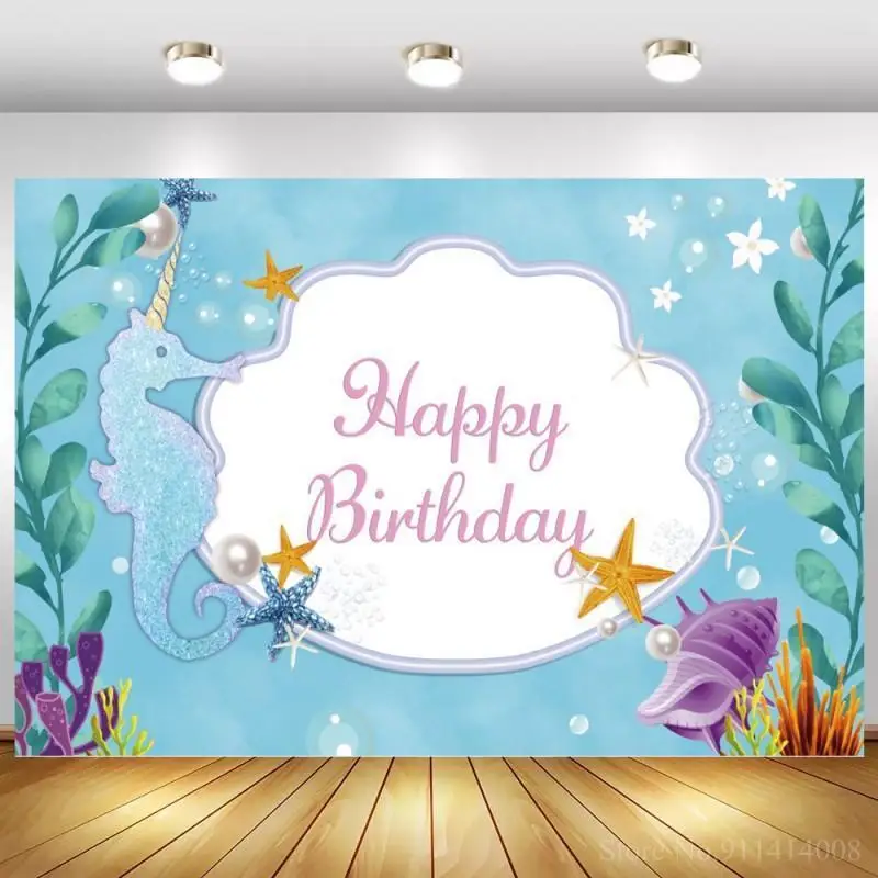 Under Water Sea World Mermaid Princess Backdrop For Photo Decor Girl Birthday Party Wall Poster Vinyl Background Photography
Under Water Sea World Mermaid Princess Backdrop For Photo Decor Girl Birthday Party Wall Poster Vinyl Background Photography