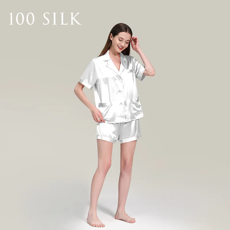 Real Silk Sleepwear Girls 19 momme Mulberry Silk Pajama Suit Women's Clothing Ladies Pajamas Free Shipping
Real Silk Sleepwear Girls 19 momme Mulberry Silk Pajama Suit Women's Clothing Ladies Pajamas Free Shipping