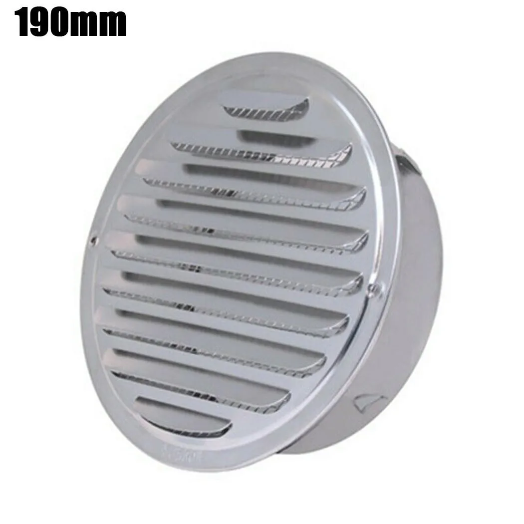Round Ventilation Grille Stainless Steel With Flange Exhaust Grille 70mm/150mm/180mm/190mm/200mm Range Hood Shutter Vent
Round Ventilation Grille Stainless Steel With Flange Exhaust Grille 70mm/150mm/180mm/190mm/200mm Range Hood Shutter Vent