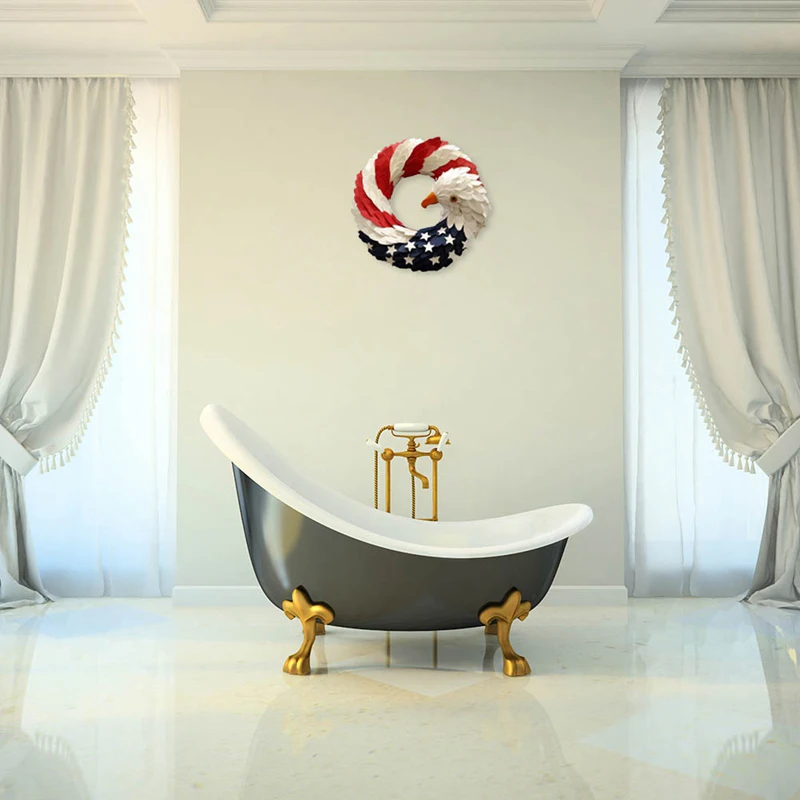 American Eagle Wreath Keep America Great - Patriotic Wreath For Front Door Election Vote President Home Decor USA Dropshipping
American Eagle Wreath Keep America Great - Patriotic Wreath For Front Door Election Vote President Home Decor USA Dropshipping