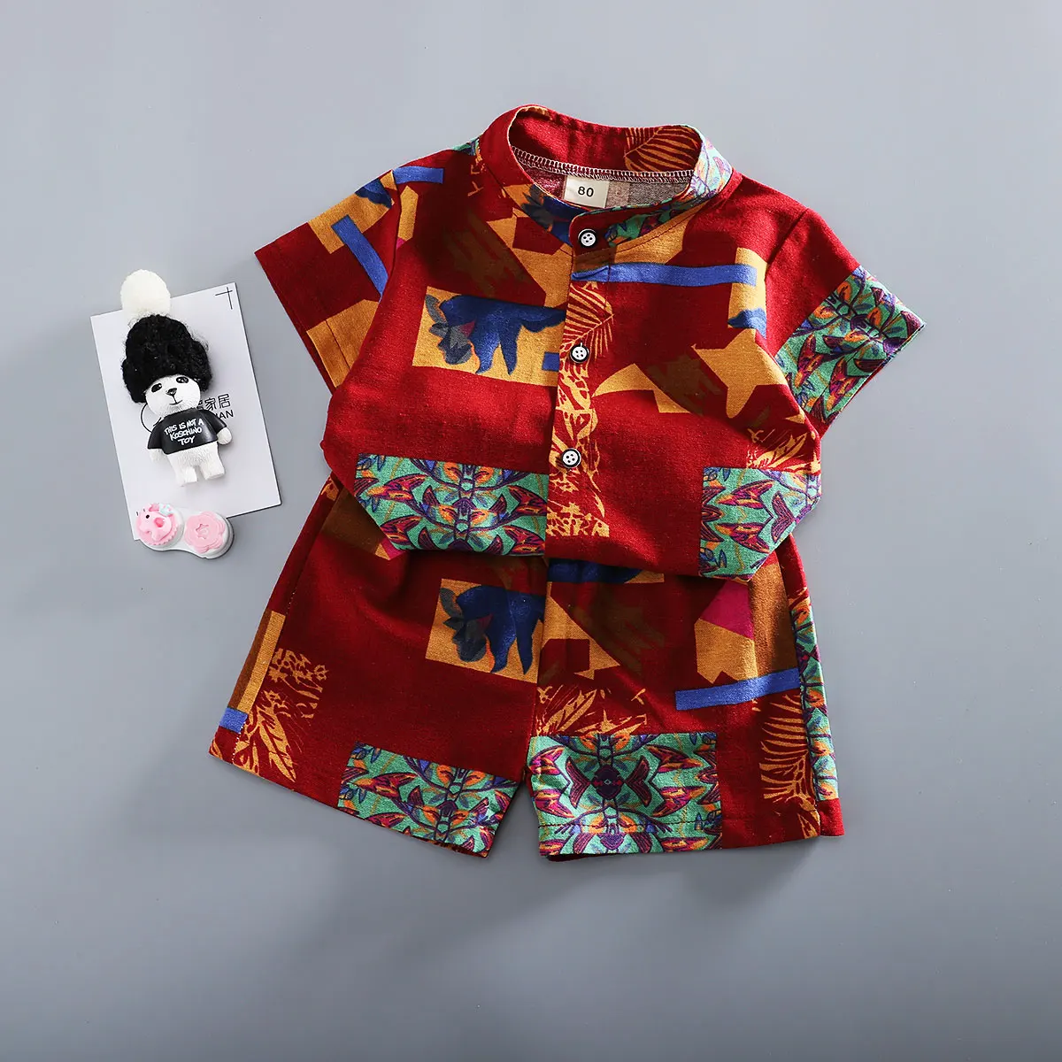 New Baby Boys Fashion Personality Clothes Sets Summer Toddler Girls Cartoon Fully Print Shirt+Shorts Kids Beach Wear Outfits
New Baby Boys Fashion Personality Clothes Sets Summer Toddler Girls Cartoon Fully Print Shirt+Shorts Kids Beach Wear Outfits