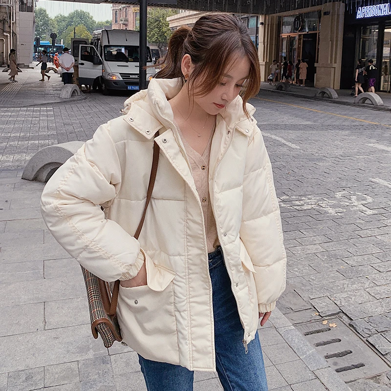 2020 Women's Winter Jacket Loose Casual Long Parkas Female Stand Collar Solid Plus Size Cotton Padded Thick Coat Woman Outwear
2020 Women's Winter Jacket Loose Casual Long Parkas Female Stand Collar Solid Plus Size Cotton Padded Thick Coat Woman Outwear