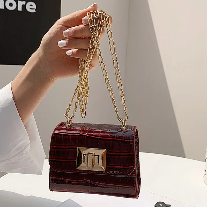 Stone Pattern Mini Shoulder Crossbody Bags for Women 2021 High Quality PU Leather Women's Designer Handbags Travel Messenger Bag
Stone Pattern Mini Shoulder Crossbody Bags for Women 2021 High Quality PU Leather Women's Designer Handbags Travel Messenger Bag