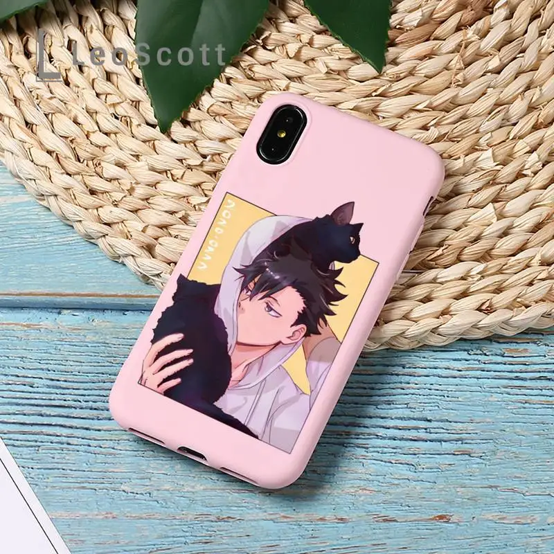 Haikyuu volleyball boy Kuroo Tetsurou Phone Case Candy Color for iPhone 11 12 mini pro XS MAX 8 7 6 6S Plus X 5S SE 2020 XR
Haikyuu volleyball boy Kuroo Tetsurou Phone Case Candy Color for iPhone 11 12 mini pro XS MAX 8 7 6 6S Plus X 5S SE 2020 XR