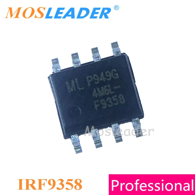Mosleader IRF9358 SOP8 100PCS 500PCS 1000PCS IRF9358TR IRF9358TRPBF IRF9358PBF Dual P-Channel 30V Chinese High quality
Mosleader IRF9358 SOP8 100PCS 500PCS 1000PCS IRF9358TR IRF9358TRPBF IRF9358PBF Dual P-Channel 30V Chinese High quality