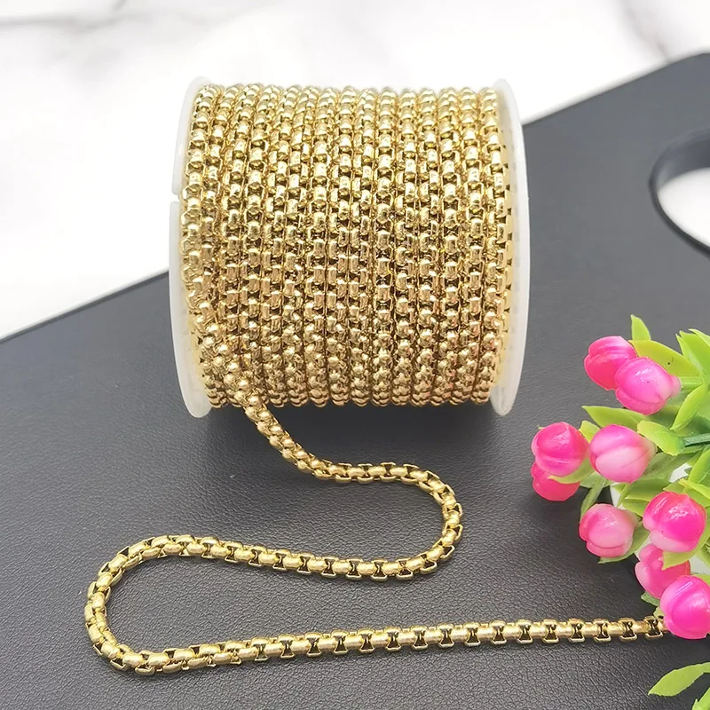 Pearl Chain Link Chains For DIY Jewelry Making Pendant Accessories Square Bracelet Handmade Necklace Chocker Finding Wholesale
Pearl Chain Link Chains For DIY Jewelry Making Pendant Accessories Square Bracelet Handmade Necklace Chocker Finding Wholesale