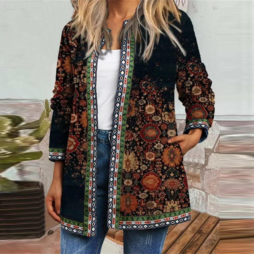 Cardigan Coat Loose Ladies Jacket Outwear O Neck Stylish Ethnic Print O Neck Jacket
Cardigan Coat Loose Ladies Jacket Outwear O Neck Stylish Ethnic Print O Neck Jacket