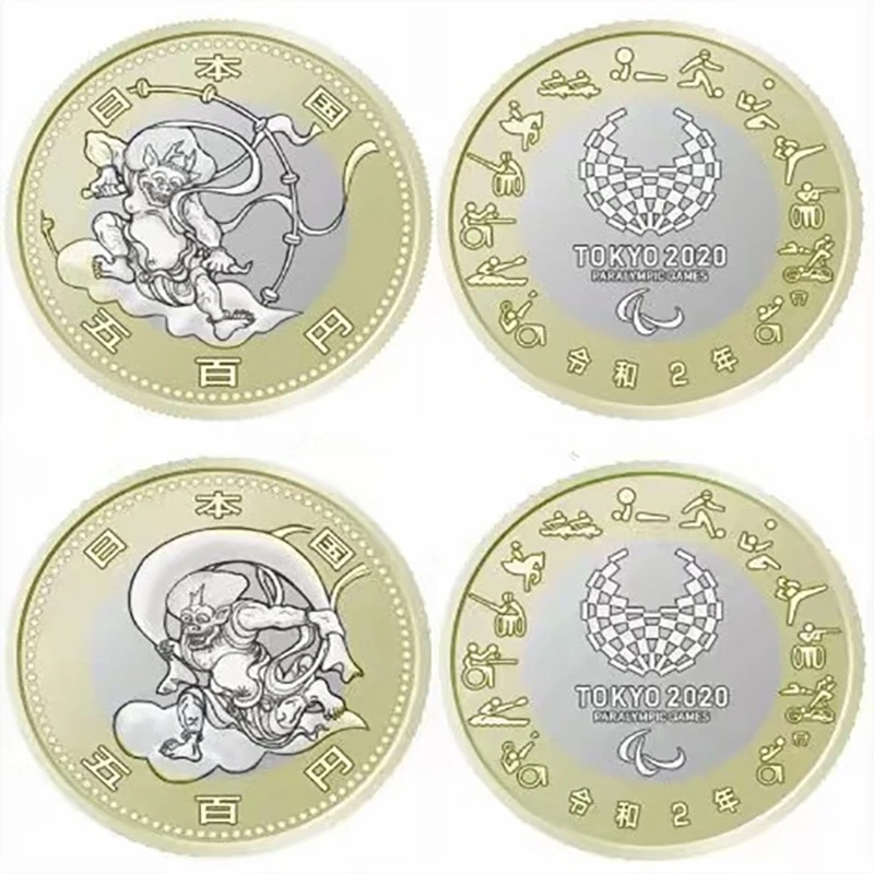 Набор 22 шт Япония Tokyo игры 100 500 юаней дороже Юбилейные монеты 2018 2020 Edition
