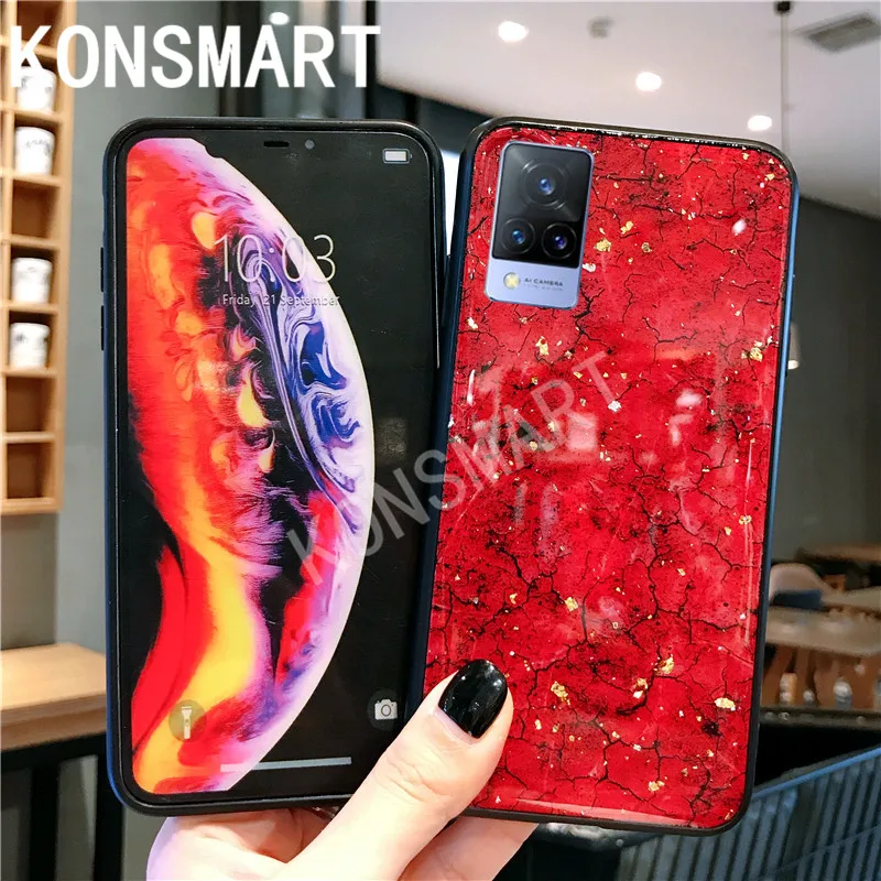 KONSMART For VIVO V21 5G Case V21e Marble Phone Cases Luxury Silicone Soft Shockproof Back Cover For Vivo V21
KONSMART For VIVO V21 5G Case V21e Marble Phone Cases Luxury Silicone Soft Shockproof Back Cover For Vivo V21