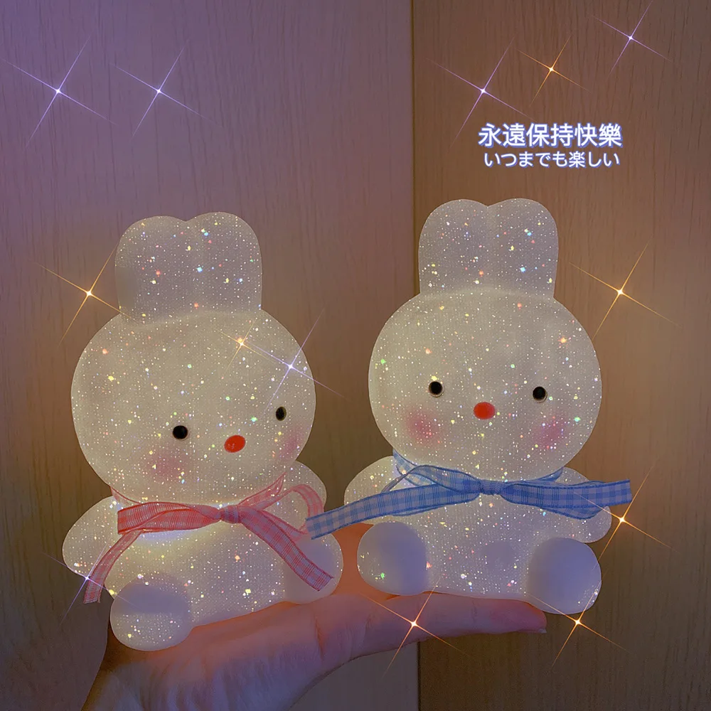 W&G Lovely Night Light Cartoon Creative Rabbit Decoration Bedroom Bedside Lamp Bedroom Decoration Children Birthday Gift
W&G Lovely Night Light Cartoon Creative Rabbit Decoration Bedroom Bedside Lamp Bedroom Decoration Children Birthday Gift