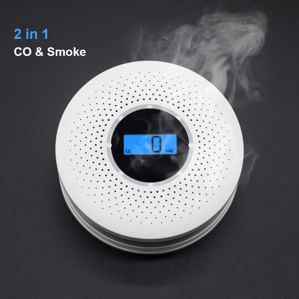 Combination Smoke Detector and Carbon Monoxide Detector with Display,Smoke CO Sensor Alarm Detector 2 in 1 2021 New
Combination Smoke Detector and Carbon Monoxide Detector with Display,Smoke CO Sensor Alarm Detector 2 in 1 2021 New