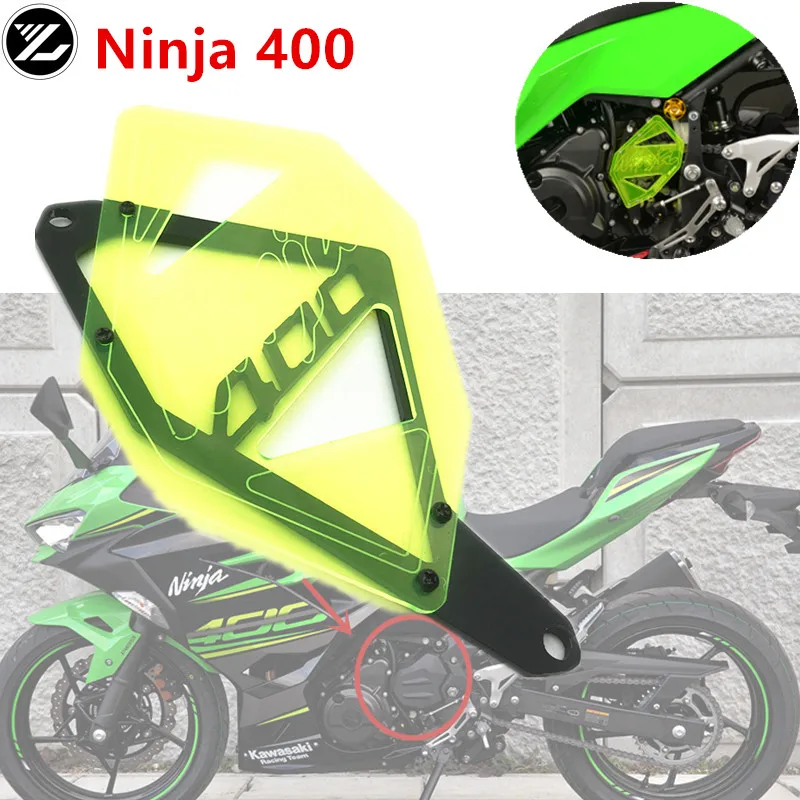 For KAWASAKI NINJA 400 NINJA400 2018-2021 Motorcycle Sprocket Cover Chain Guard Crash Protector Engine Parts Chain Protective
For KAWASAKI NINJA 400 NINJA400 2018-2021 Motorcycle Sprocket Cover Chain Guard Crash Protector Engine Parts Chain Protective