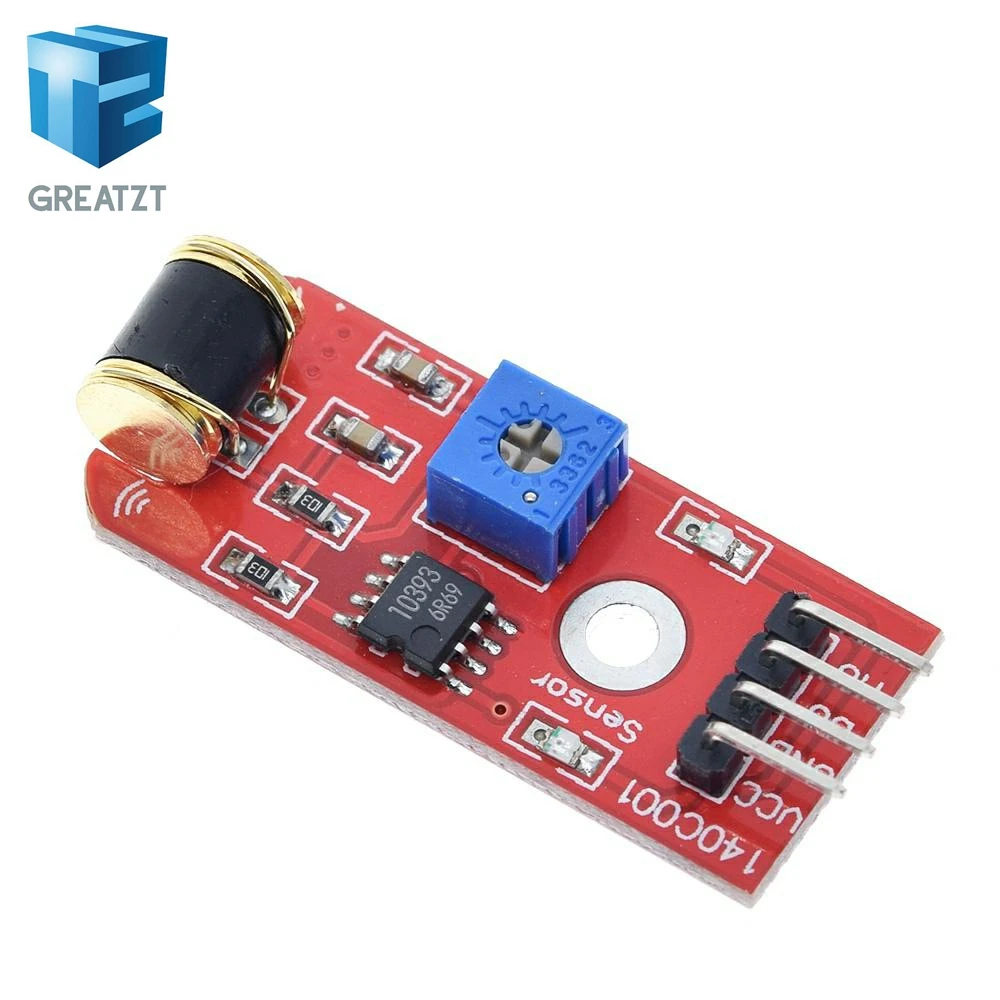 Фото Модуль датчика вибрации стабилизатора GREATZT 801s для открытого источника Arduino LM393 3