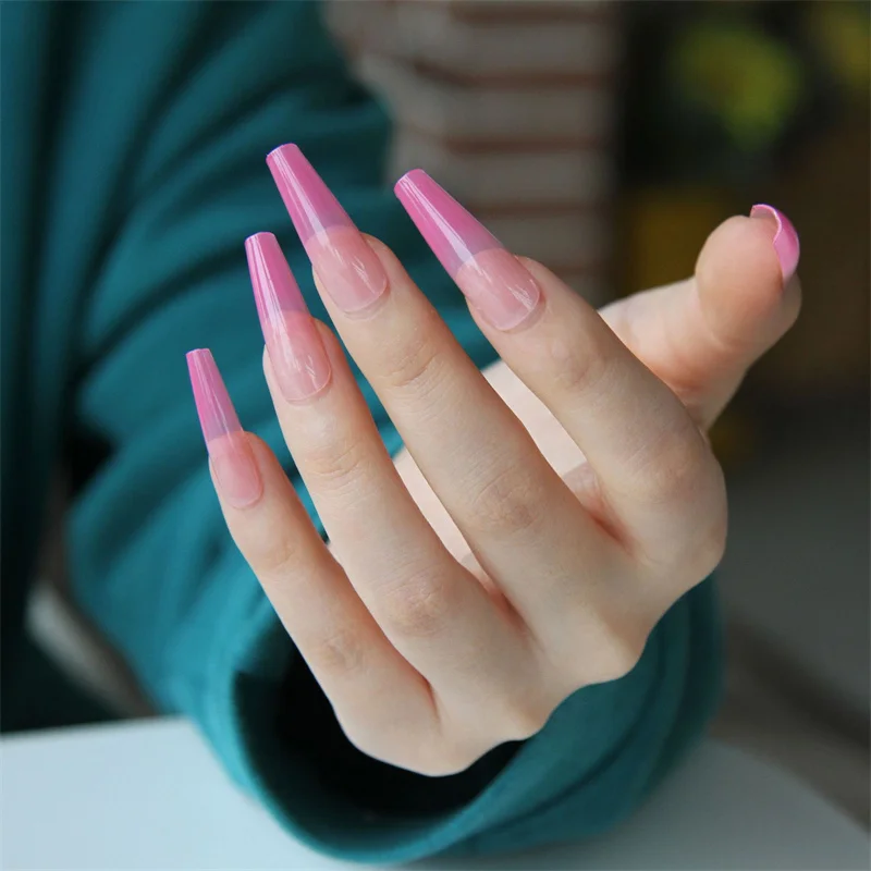 Fashion False Nails Tips Patch With Glue Full Cover Wearable Removable Pink Love Style Fake Nails Art Manicure Tools Accessories
Fashion False Nails Tips Patch With Glue Full Cover Wearable Removable Pink Love Style Fake Nails Art Manicure Tools Accessories