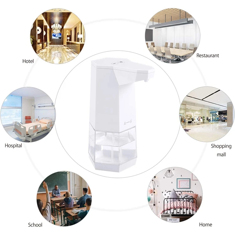 Automatic Sensor Soap Dispenser,Alcohol Disinfection Sprayer Touchless,for Bathroom Kitchen, NOT SUITABLE for GEL,360Ml
Automatic Sensor Soap Dispenser,Alcohol Disinfection Sprayer Touchless,for Bathroom Kitchen, NOT SUITABLE for GEL,360Ml