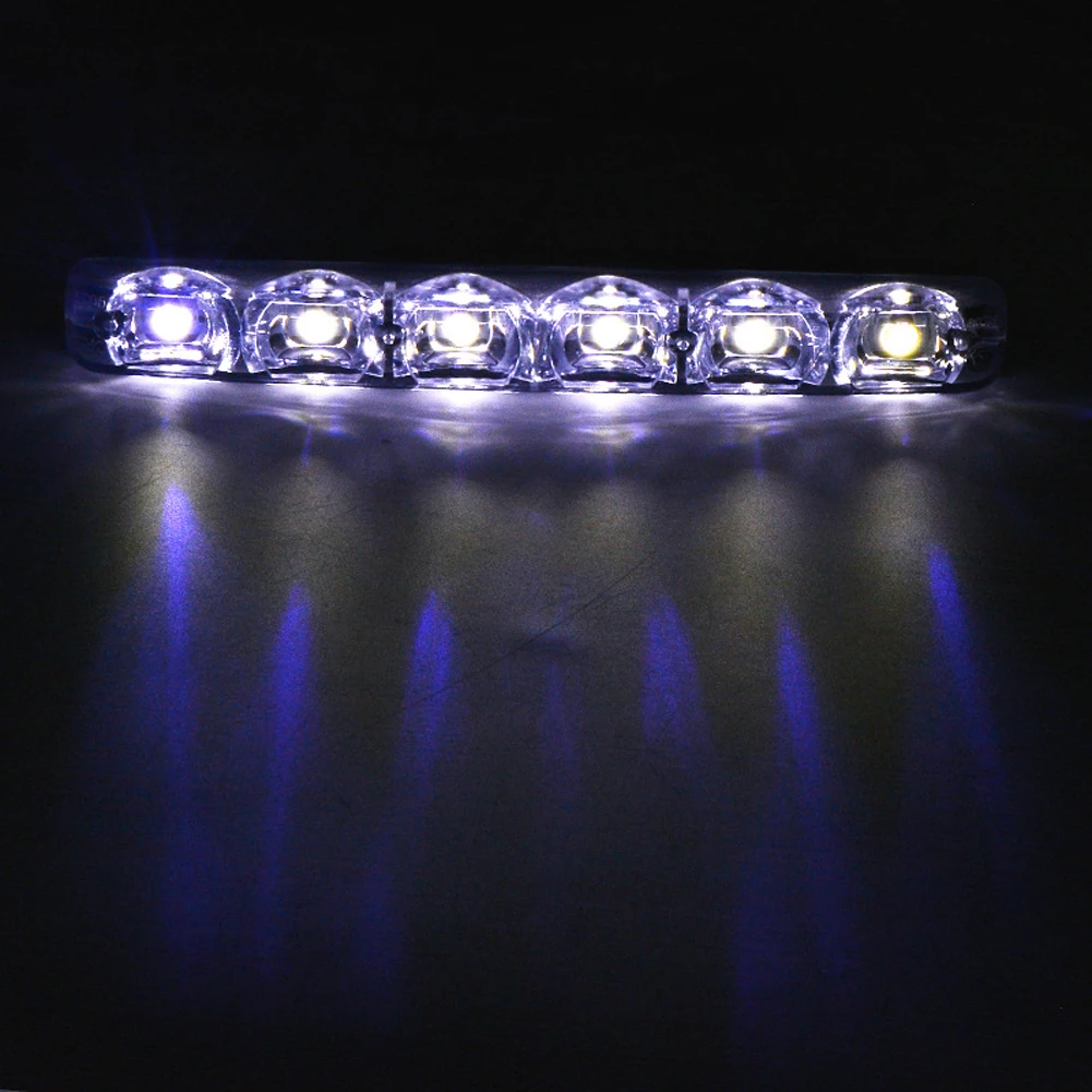 2pcs LED Car Daytime Running Lights DRL 6 LEDs DC 12V 6000K Automobile light Source Car Styling Waterproof
2pcs LED Car Daytime Running Lights DRL 6 LEDs DC 12V 6000K Automobile light Source Car Styling Waterproof