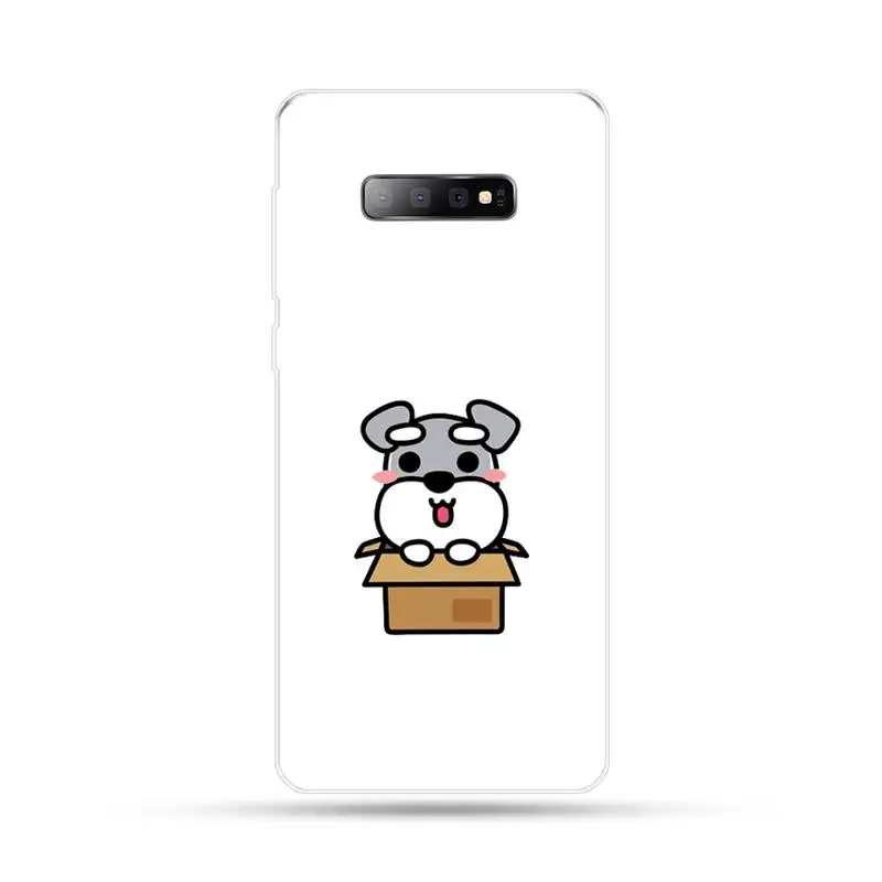 Cartoon schnauzer dog cute funny Phone Case For Samsung Galaxy S5 S6 S7 S8 S9 S10 S10e S20 edge plus lite cover funda shell
Cartoon schnauzer dog cute funny Phone Case For Samsung Galaxy S5 S6 S7 S8 S9 S10 S10e S20 edge plus lite cover funda shell