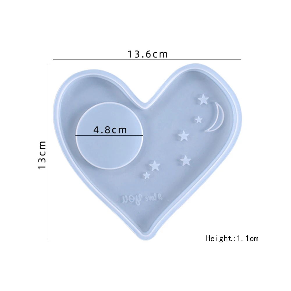 Diy Crystal Epoxy Mold Heart Shaped Star Candle Holder Coaster Multi-purpose Silicone Mold For Epoxy Resin Set Molds For Plaster
Diy Crystal Epoxy Mold Heart Shaped Star Candle Holder Coaster Multi-purpose Silicone Mold For Epoxy Resin Set Molds For Plaster