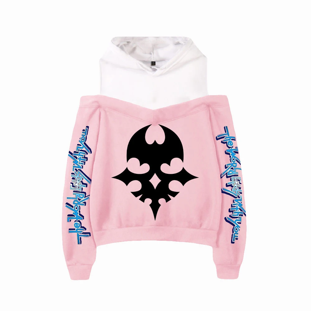 The World Ends with You Off-shoulder Hoodies Sweatshirt Printed Y2K Women Autumn Pullovers Kawaii Girl Popularity Street Tops
The World Ends with You Off-shoulder Hoodies Sweatshirt Printed Y2K Women Autumn Pullovers Kawaii Girl Popularity Street Tops