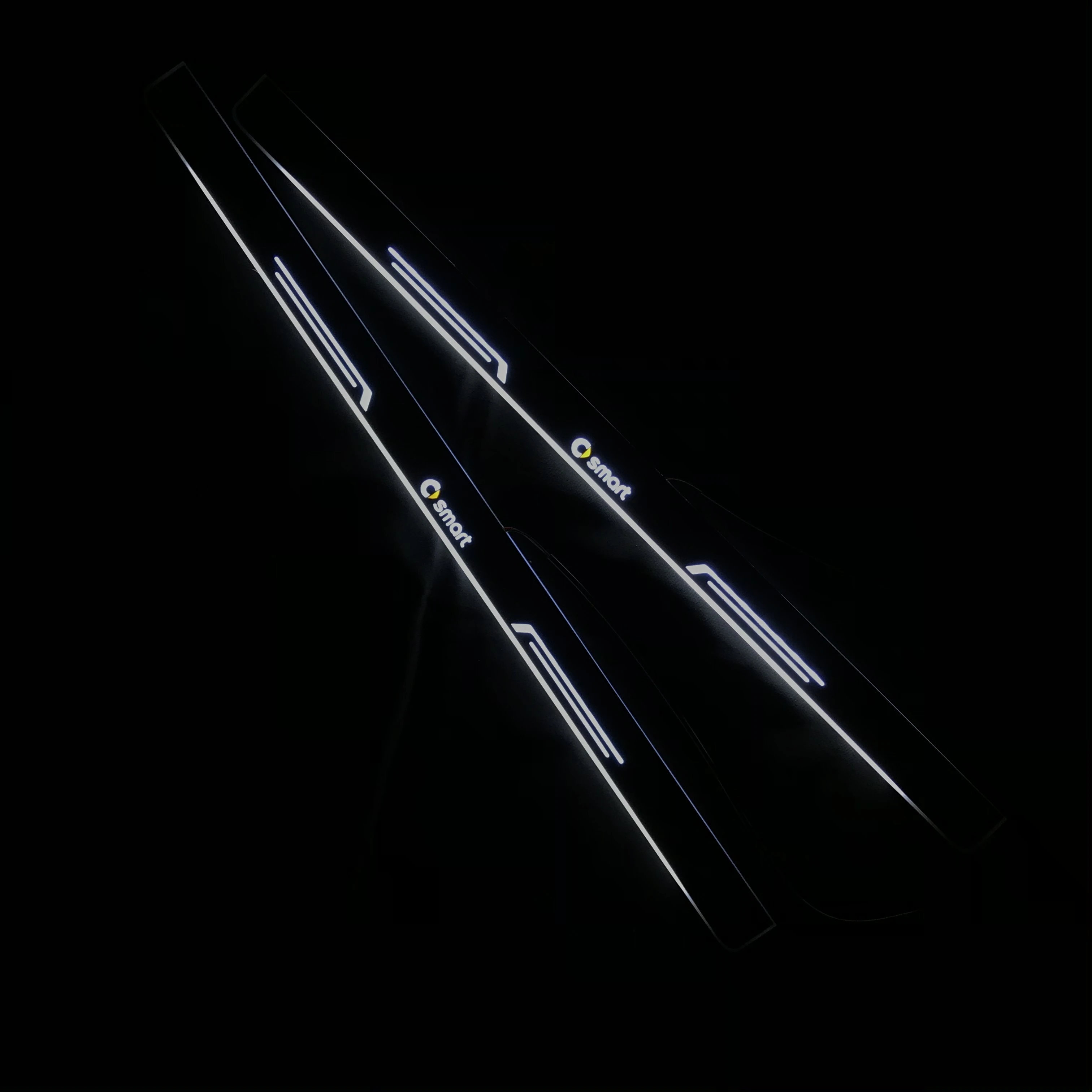 LYQ 2PCS acrylic mobile LED welcome scooter wear plate door sill frame path light for Mercedes Benz smart Flow/fixed light
LYQ 2PCS acrylic mobile LED welcome scooter wear plate door sill frame path light for Mercedes Benz smart Flow/fixed light