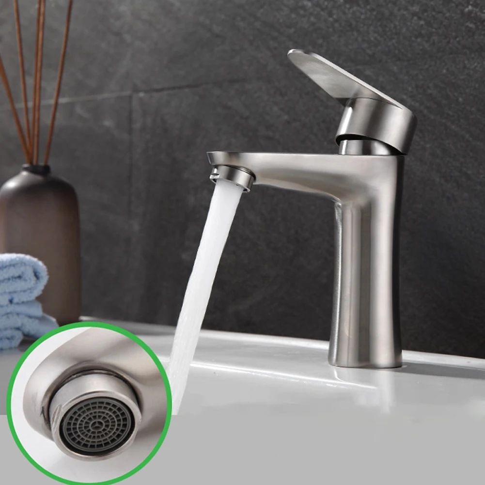 Bathroom Basin Sink Faucets Stainless Steel Brushed Silver Hot And Cold Mixer For Kitchen Bathroom Family Hotel Accessories
Bathroom Basin Sink Faucets Stainless Steel Brushed Silver Hot And Cold Mixer For Kitchen Bathroom Family Hotel Accessories