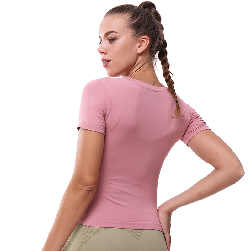 OVESPORT Sports Slim Beauty Back Yoga Clothes T-shirt Women's Running Training Sports Quick-drying Workout Clothes Women
OVESPORT Sports Slim Beauty Back Yoga Clothes T-shirt Women's Running Training Sports Quick-drying Workout Clothes Women