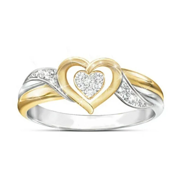 Cute Romantic Wedding Bridal Promise Rings for Women Lady Silver Plated Heart Engagement Rings Jewelry Gifts
Cute Romantic Wedding Bridal Promise Rings for Women Lady Silver Plated Heart Engagement Rings Jewelry Gifts