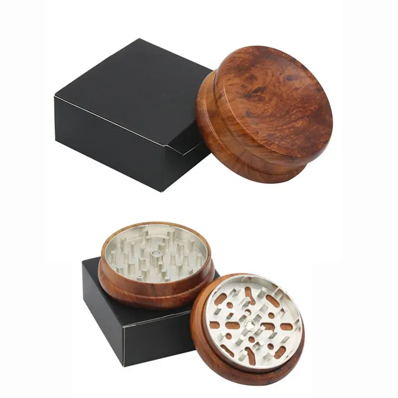 Hot new Two-layer Concave Solid Wood Grinder 68mm Zinc alloy Toothed Wood Tobacco Grinders Smoking Pipe Accessories
Hot new Two-layer Concave Solid Wood Grinder 68mm Zinc alloy Toothed Wood Tobacco Grinders Smoking Pipe Accessories