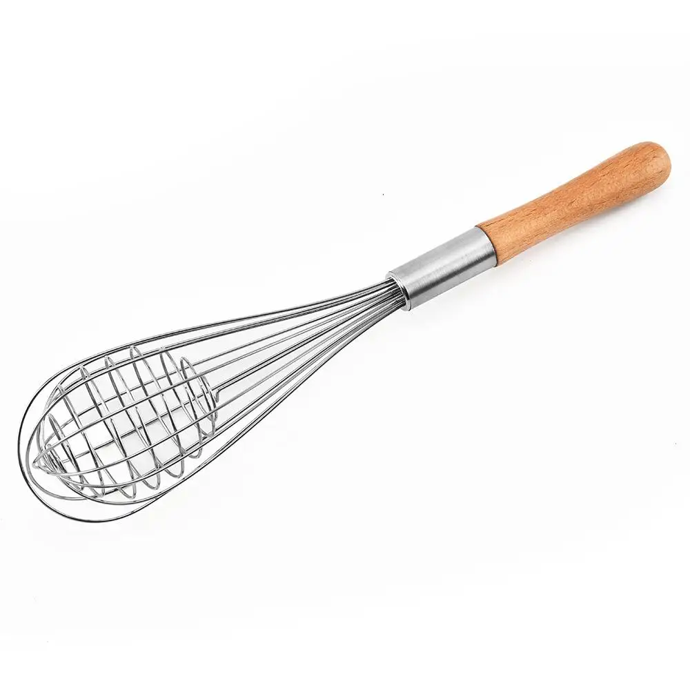 1Pcs Stainless Steel Whisk Milk Blender Coffee Frothing Tool Wooden Handle Whisk Kitchen Gadgets
1Pcs Stainless Steel Whisk Milk Blender Coffee Frothing Tool Wooden Handle Whisk Kitchen Gadgets