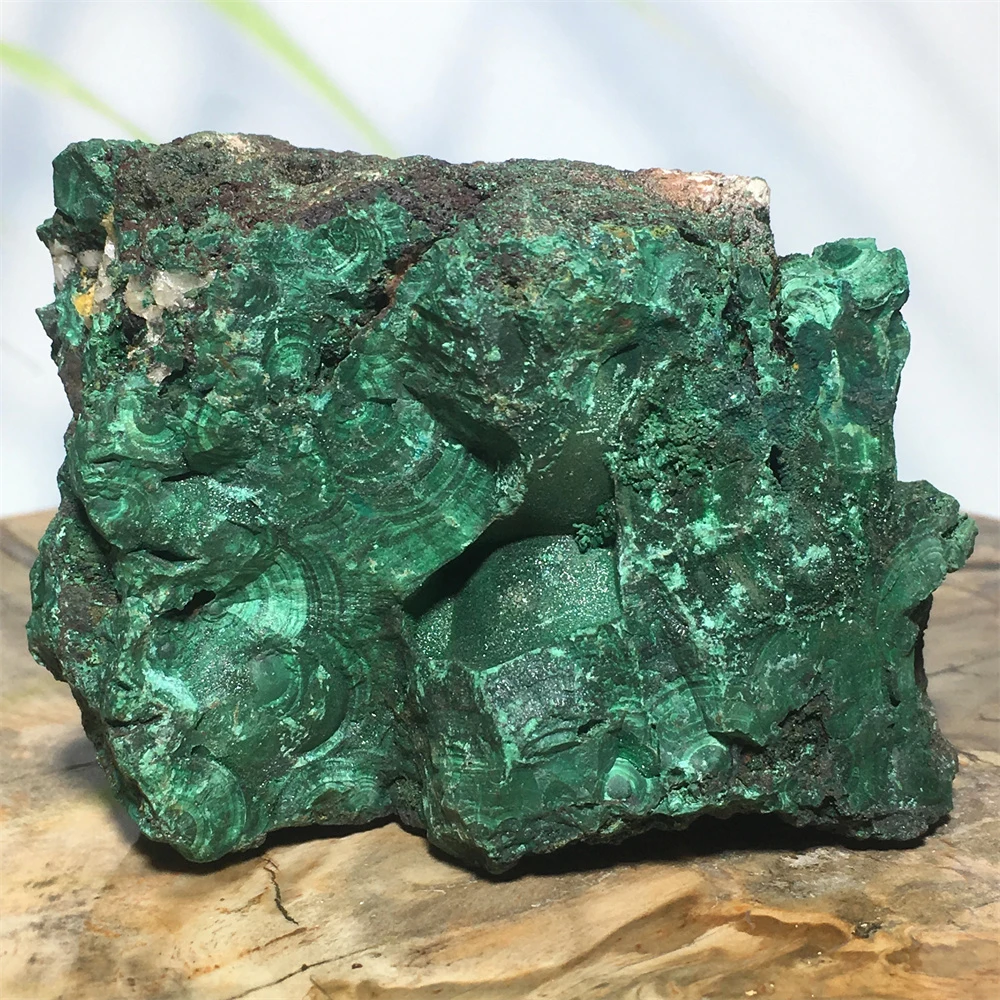 

Natural Raw Druzy Malachite Crystal Quartz Specimen Feng Shui Healing Ore Mineral Gemstone Geode Home Decoration Collection Gift