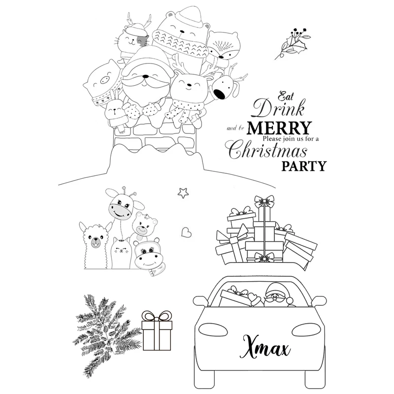 DABOXIBO Santa Claus Driving Gifts Clear Stamps Mold For DIY Scrapbooking Cards Making Decorate Crafts 2020 NEW Arrival
DABOXIBO Santa Claus Driving Gifts Clear Stamps Mold For DIY Scrapbooking Cards Making Decorate Crafts 2020 NEW Arrival